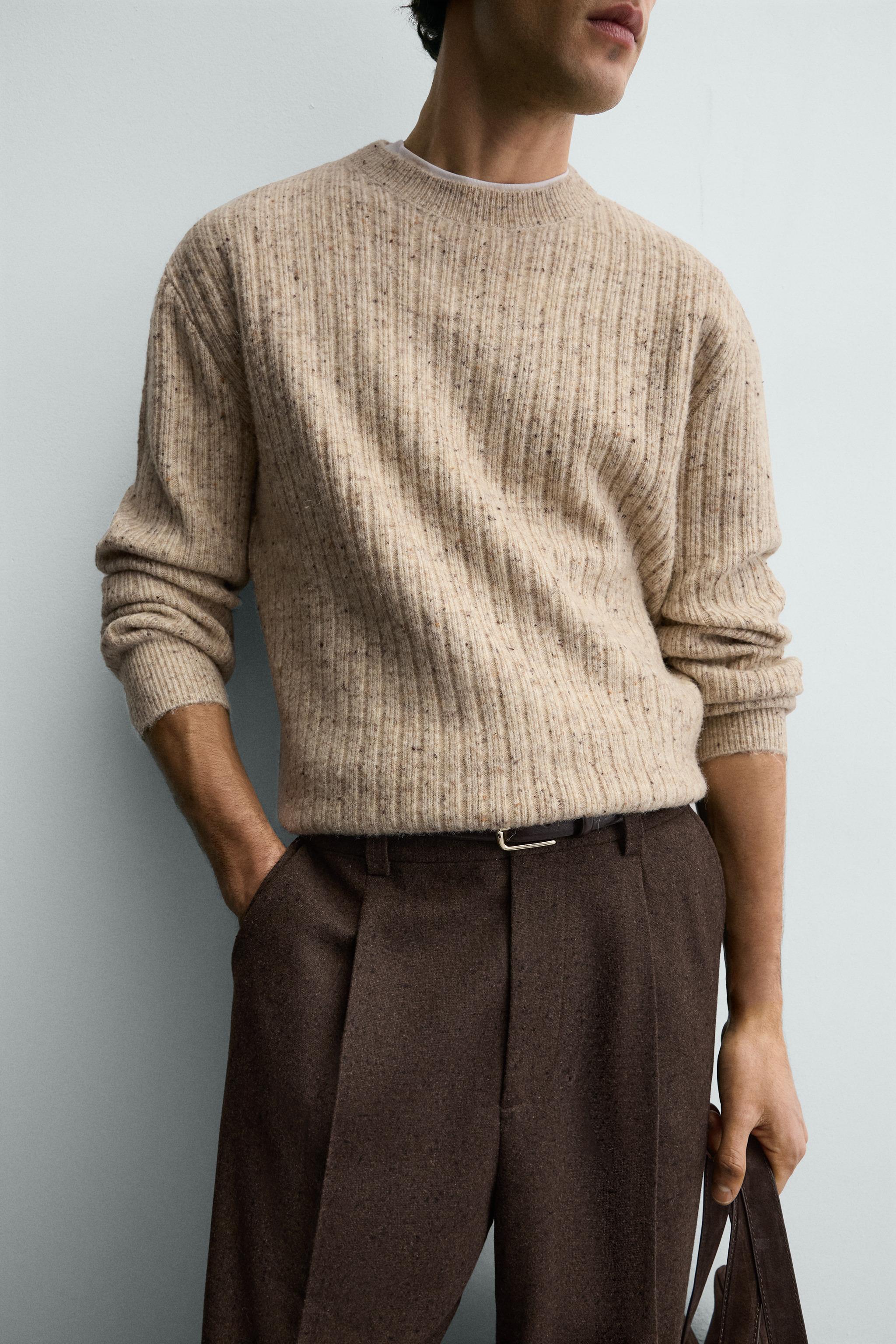 RIBBED BUTTONED JUMPER